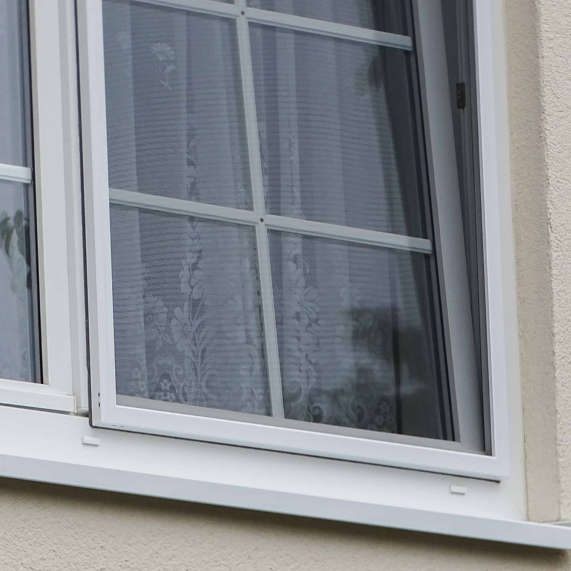 Klemm Alu Fliegengitter Insektenschutz Fenster Gitter Rahmen