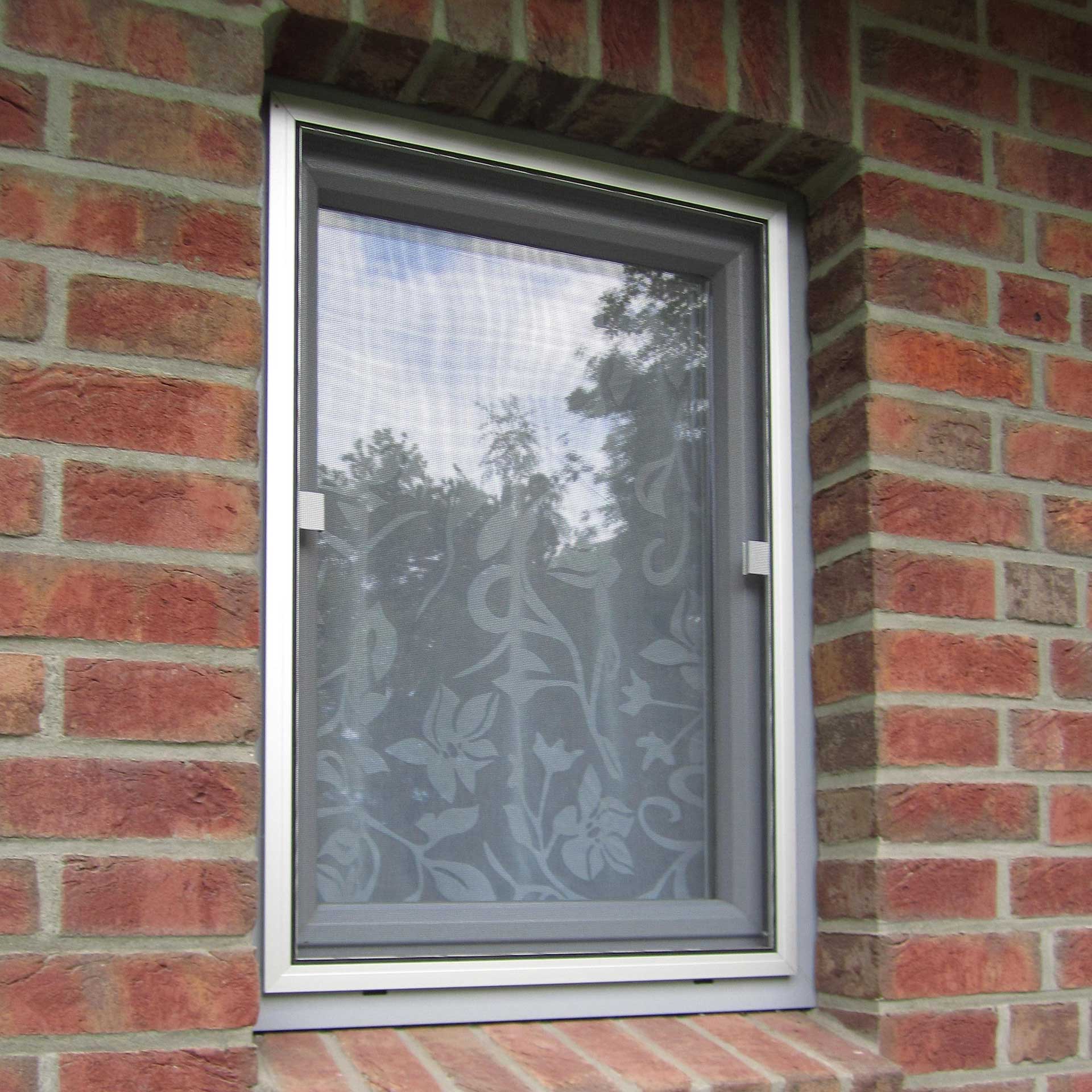 Insektenschutz Fliegengitter Spannrahmen für Fenster 130 x 150 cm (weiß,  silber oder braun) - JAROLIFT