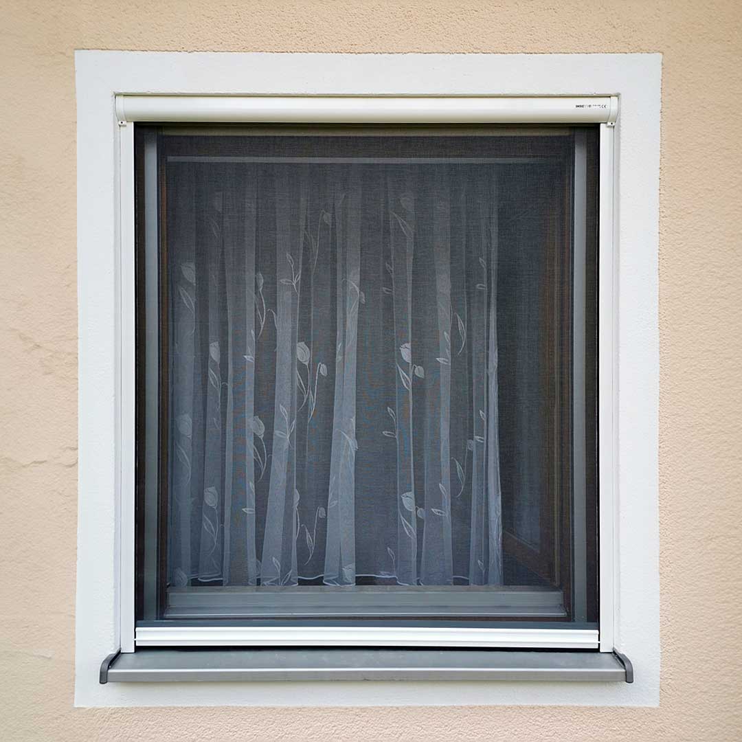 Insektenschutzrollo für Fenster, auch mit Kettenzug möglich, Multiline