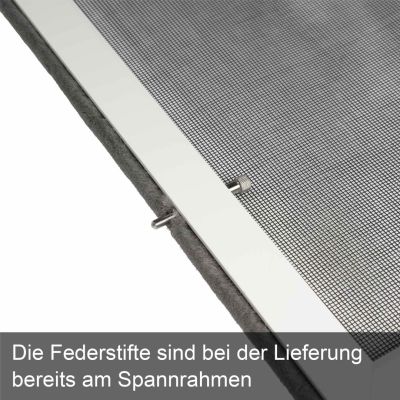 Fliegengitter für Holzfenster mit Regenschiene | Flairline-FS