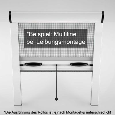 Insektenschutzrollo, auch für breite Dachfenster | Optimaler Schutz | Multiline