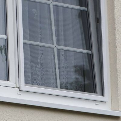 Fliegengitter-Rahmen | für Fenster mit Wetterschenkel oder Wassernase | FlairlinePlus-WN