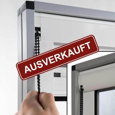 Insektenschutzrollo für Fenster | Kettenzug-Option | Multiline