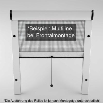 Insektenschutzrollo, auch für sehr breite bodentiefe Fenster geeignet | Multiline